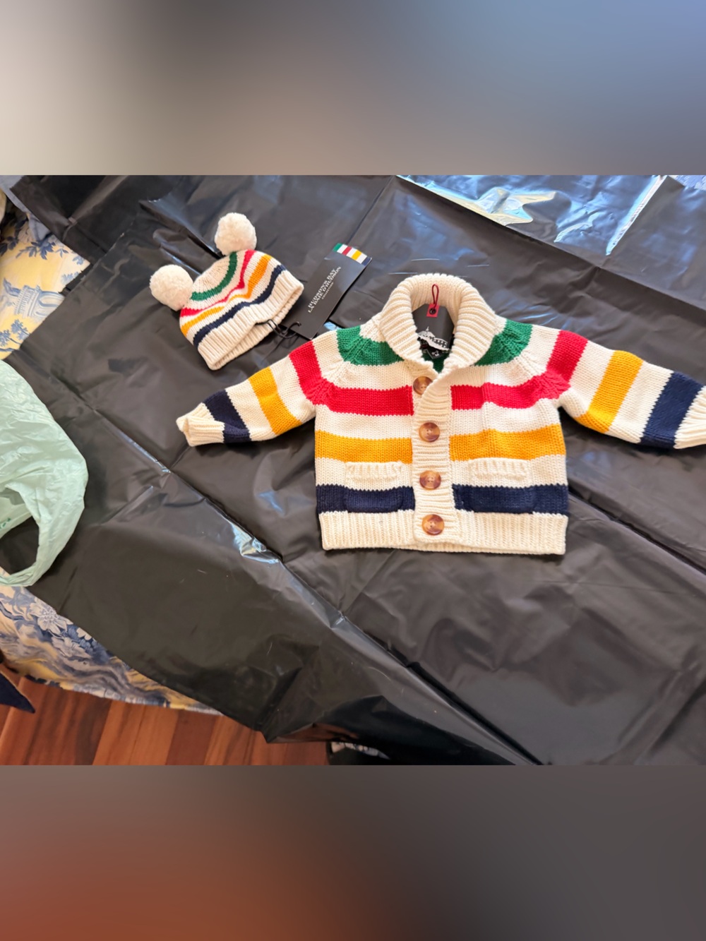 Hudson’s Bay Baby Sweater and Hat 0-3months